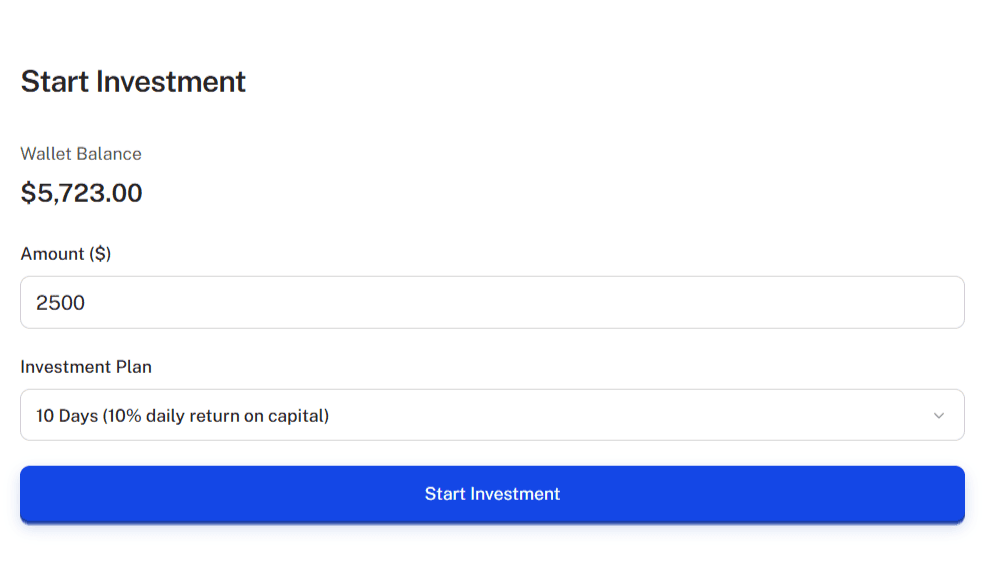 Start investing and earn