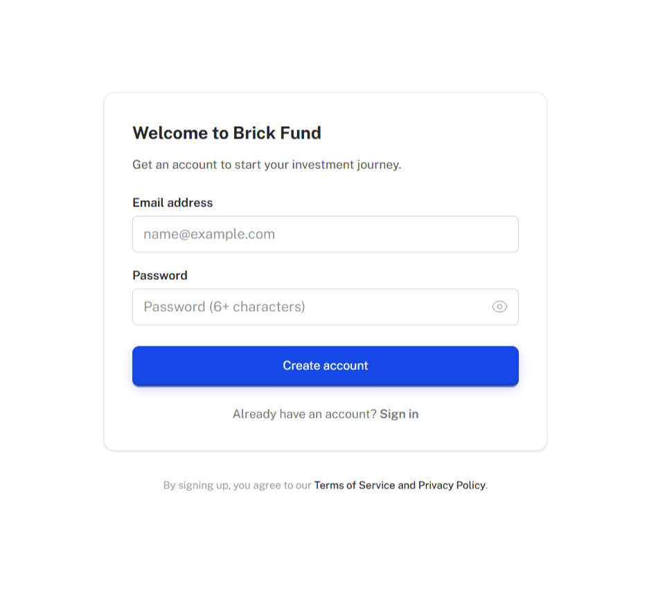Create your Prime Trade Network account